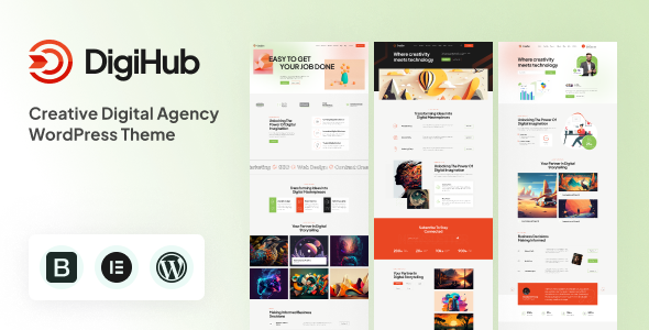 Digihub – WordPress-Layout für digitale Agenturen