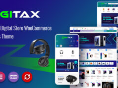Digitax – Elementor Digital Store WooCommerce WordPress Template