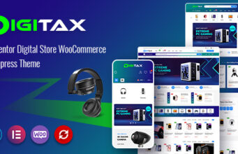 Digitax – Elementor Digital Store WooCommerce WordPress Template
