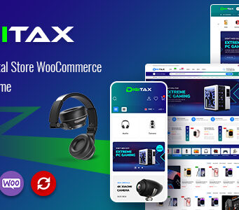Digitax – Elementor Digital Store WooCommerce WordPress Template