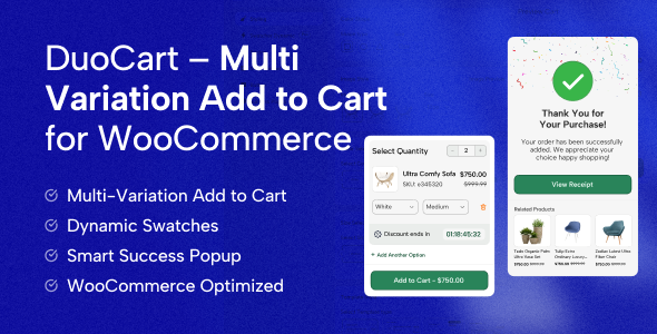 DuoCart – Multi-Variations-WooCommerce-Plugin