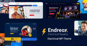Endreox – WordPress-Template für Elektroreparaturservice