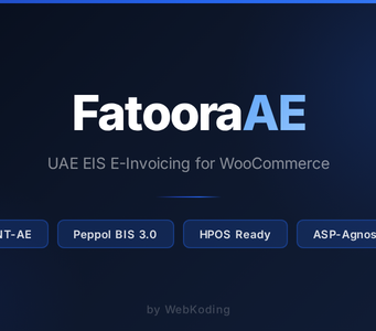 FatooraAE – UAE EIS E-Invoicing für WooCommerce
