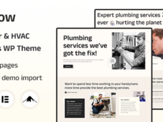 Fixflow – WordPress-Vorlage für Klempner und Heimwerker