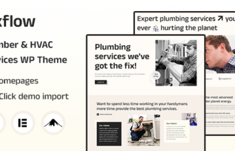 Fixflow – WordPress-Vorlage für Klempner und Heimwerker