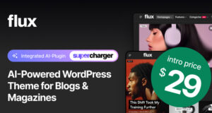 Flux – KI-gestütztes Blog- und Magazin-WordPress-Vorlage