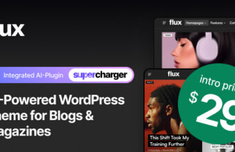 Flux – KI-gestütztes Blog- und Magazin-WordPress-Vorlage