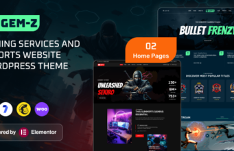 Gamezi – Ultimatives eSports- und Gaming-WordPress-Template
