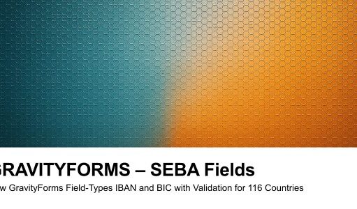 GravityForms – SEPA-Felder