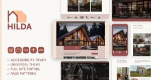 Hilda – Barrierefreies WordPress-Block-Template zur vollständigen Bearbeitung der Website