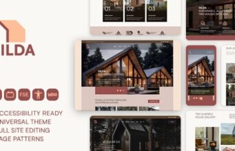 Hilda – Barrierefreies WordPress-Block-Template zur vollständigen Bearbeitung der Website