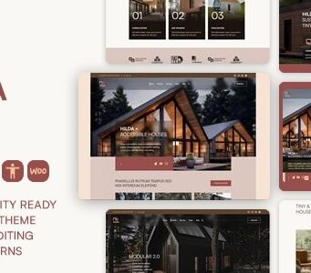 Hilda – Barrierefreies WordPress-Block-Template zur vollständigen Bearbeitung der Website