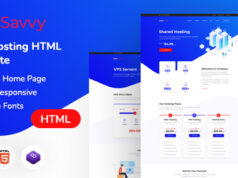HostSavvy | HTML-Vorlage für Webhosting