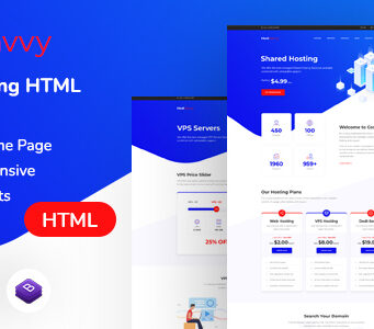 HostSavvy | HTML-Vorlage für Webhosting