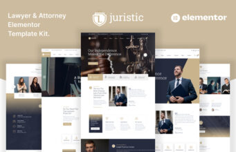 Juristik – Elementor-Vorlagenkit für Rechtsanwälte und Anwaltskanzleien