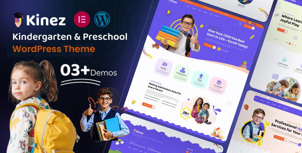 Kinez – WordPress-Layout für Kindergarten und Schule