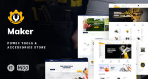 Maker – Tools Store WordPress-Vorlage mit KI