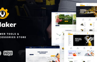 Maker – Tools Store WordPress-Vorlage mit KI