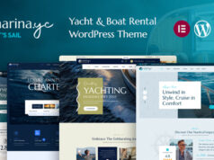 Marina – WordPress-Template für Yachtclub und Mietboote