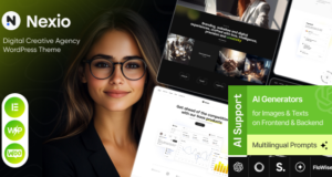 Nexio – Kreatives WordPress-Template für digitale Agenturen