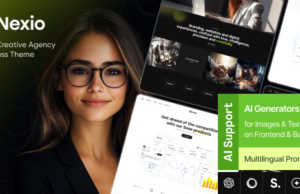 Nexio – Kreatives WordPress-Template für digitale Agenturen