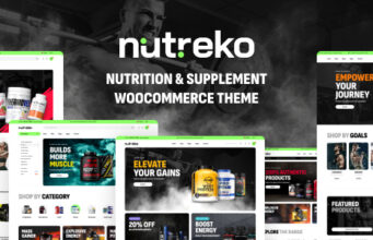 Nutreko – WooCommerce-Template für Ernährung und Nahrungsergänzungsmittel