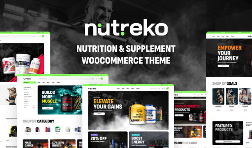 Nutreko – WooCommerce-Template für Ernährung und Nahrungsergänzungsmittel