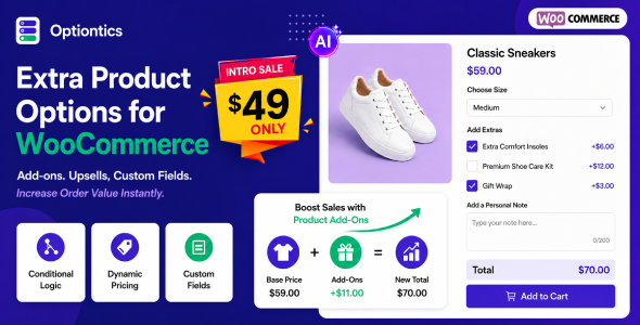 Optiontics – Produktoptionen und Add-Ons für WooCommerce (KI-gestützt)