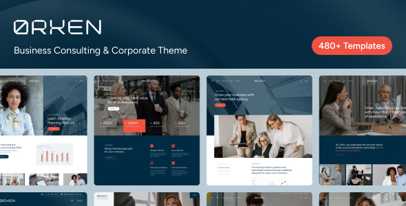Orken - Business Consulting and Corporate WordPress Vorlage