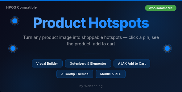 Produkt-Hotspots – Interaktive, einkaufbare Produktbilder für WooCommerce