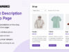 Produktbeschreibung auf Shop- und Archivseiten für WooCommerce