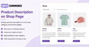 Produktbeschreibung auf Shop- und Archivseiten für WooCommerce