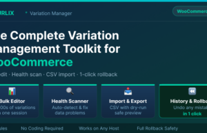 Recurlix – WooCommerce Variation Manager | Bulk Edit, Health Scanner & Rollback