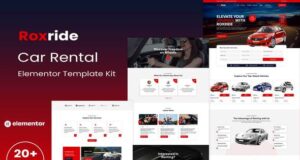 Roxride – Elementor-Vorlagenkit für Autovermietungen