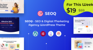 SEOQ – SEO- und digitales Marketing-Agentur-WordPress-Template