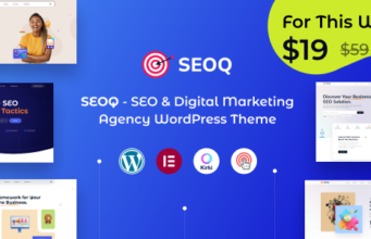SEOQ – SEO- und digitales Marketing-Agentur-WordPress-Template