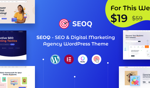 SEOQ – SEO- und digitales Marketing-Agentur-WordPress-Template