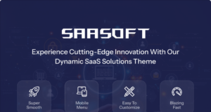 SaaSoft – SaaS, Tech-Startup-WordPress-Vorlage
