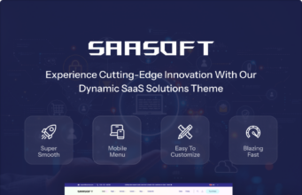 SaaSoft – SaaS, Tech-Startup-WordPress-Vorlage