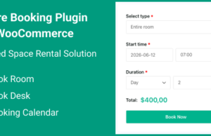 Teilen Sie das Buchungs-Plugin für WooCommerce