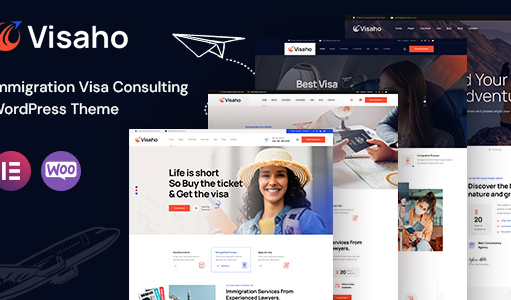 Visaho – WordPress-Template für Einwanderungs- und Visaberatung