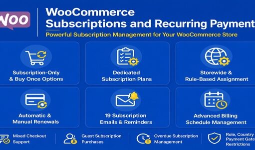 WooCommerce-Abonnements und wiederkehrende Zahlungen