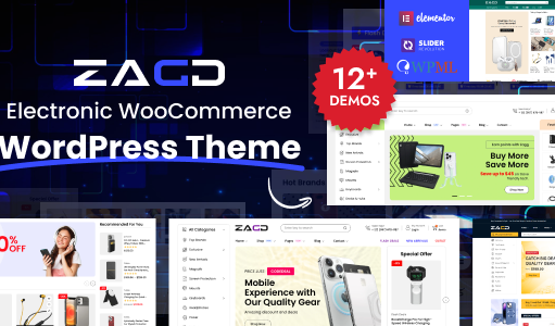Zagg – WooCommerce-WordPress-Vorlage für Elektronik und Zubehör