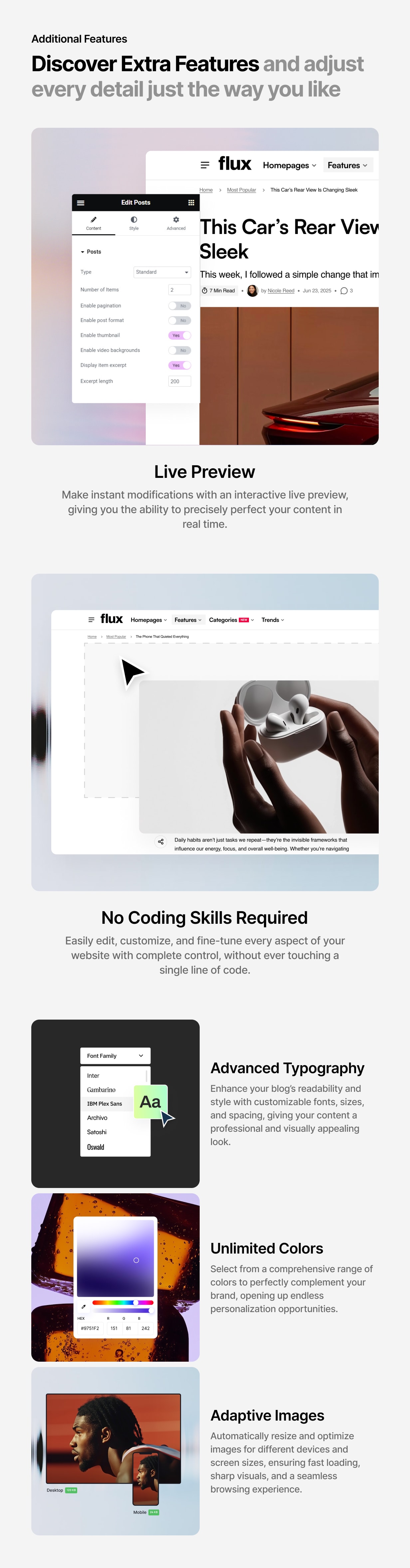 Flux – KI-gestütztes Blog- und Magazin-WordPress-Theme – 15