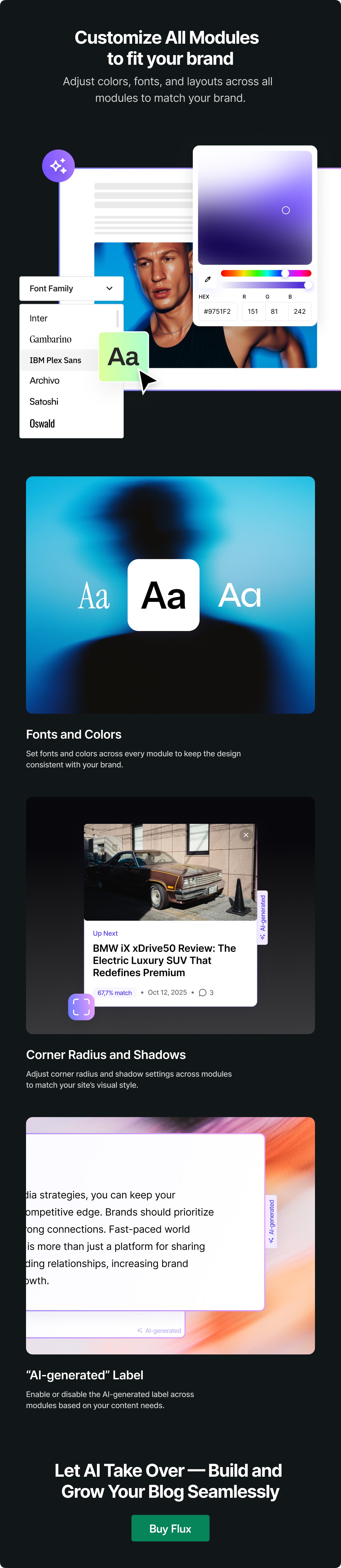 Flux – KI-gestütztes Blog- und Magazin-WordPress-Theme – 5