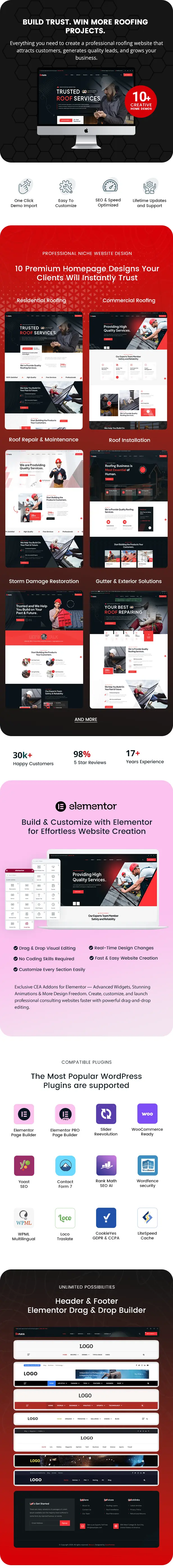 Beruco Roofing Services WordPress-Theme
