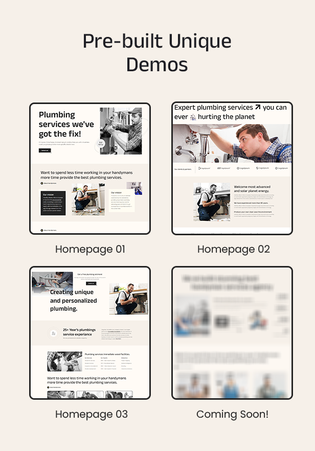 WordPress-Theme für Handwerker und Klempner