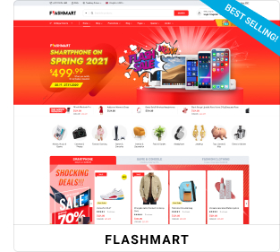 FlashmartMehrzweck-Elementor-WooCommerce-WordPress-Theme (über 10 Homepages und bereit für mobiles Layout)