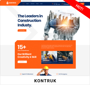 KonTruk – Bau- und Gebäude-Elementor-WordPress-Theme