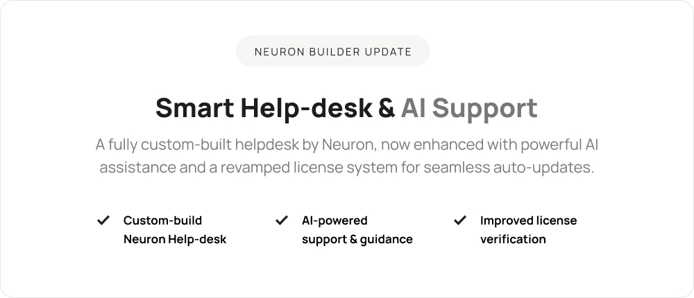 Neuron Support